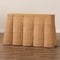 Bali & Pari Palm Bohemian Honey Scallop Rattan Console Table 244-13632-ZORO - alternate 3